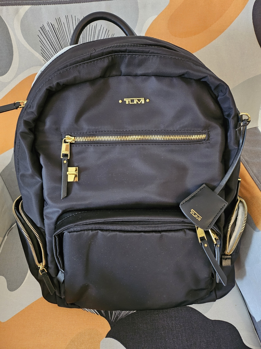 Tumi Carson Black Top-Handle Backpack